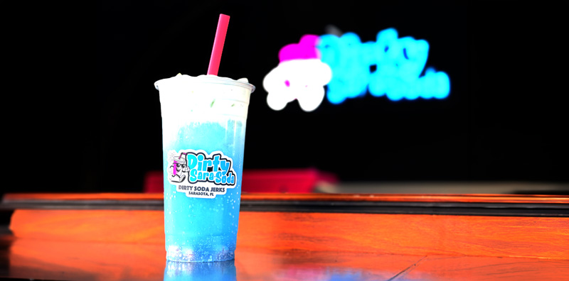 Dirty Sara-Soda — full brand identity for a mobile dirty soda business