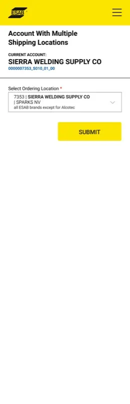 Mobile · Choose Account (Customer)