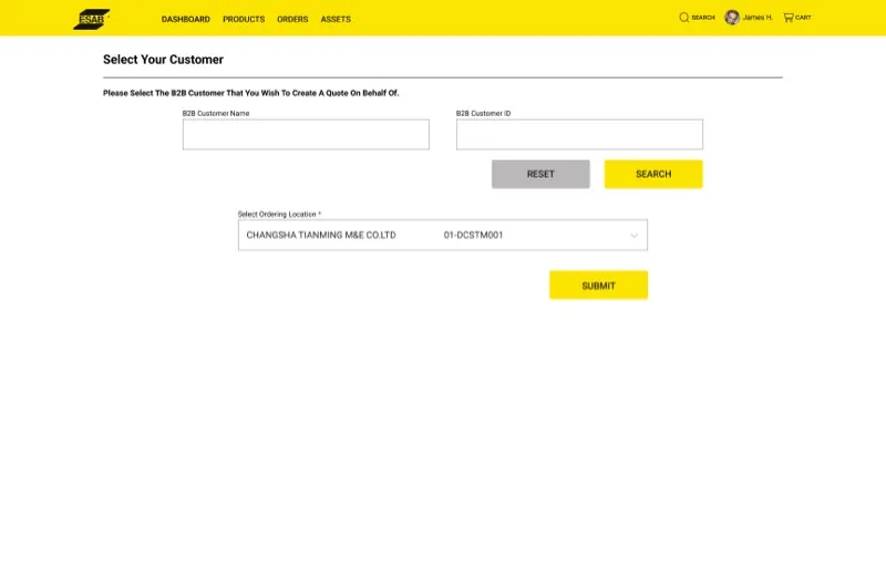 Location Selector (Modal)