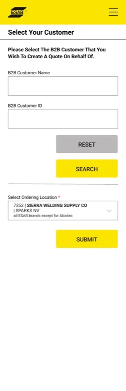 Mobile · Choose Account