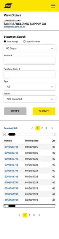 Mobile · View Orders (Alt)