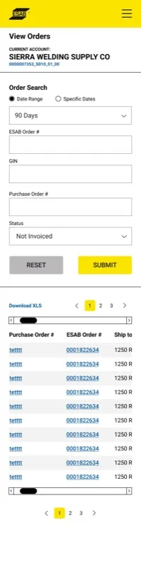 Mobile · View Orders