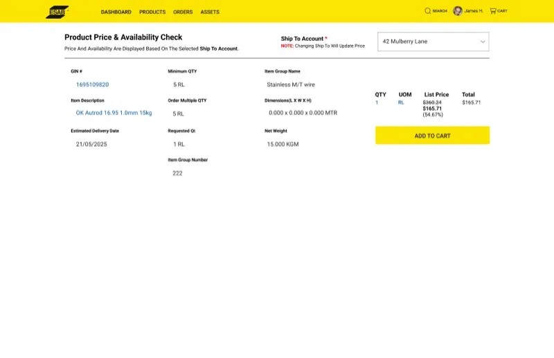 Product Lookup (Detail)